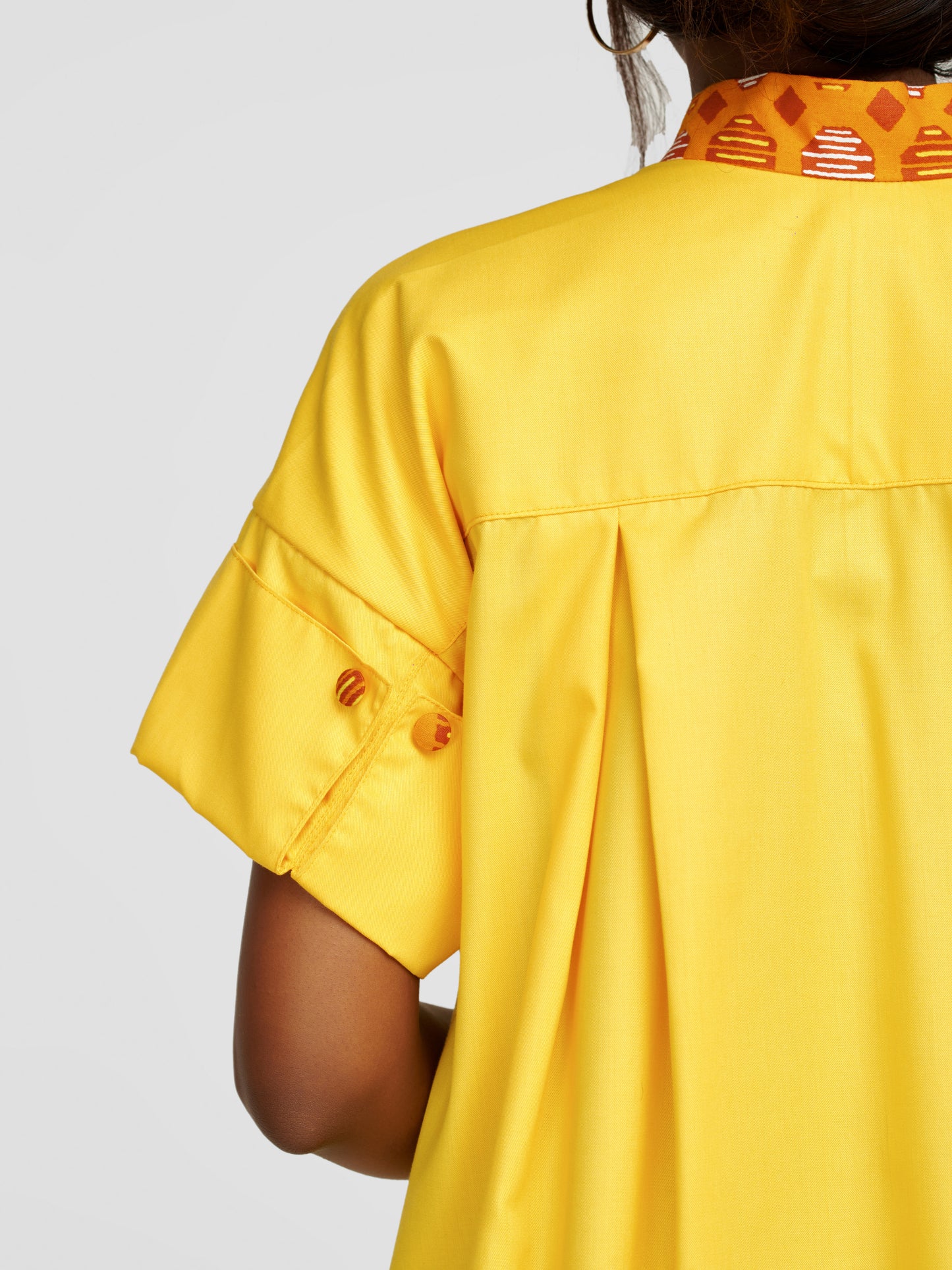 Amani Shirt Dress - Yellow