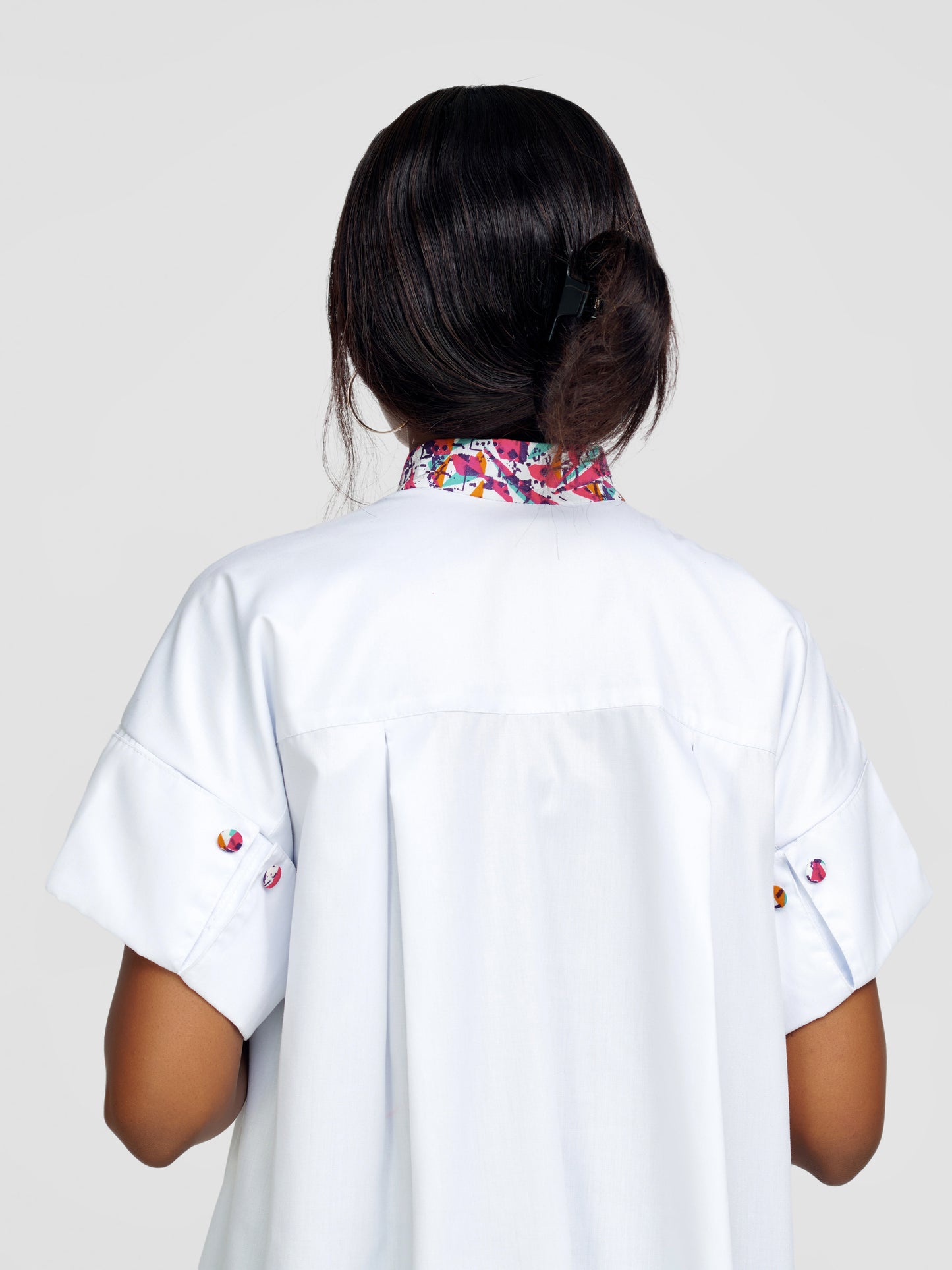 Amani Shirt Dress - White