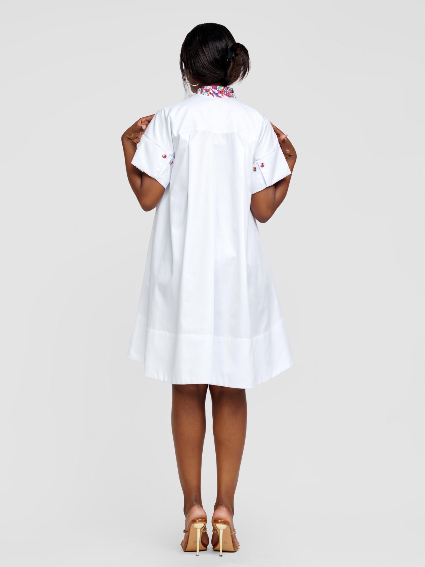 Amani Shirt Dress - White