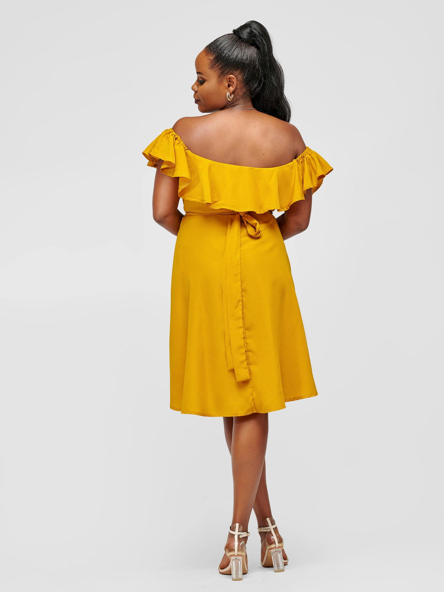 Lerato Wrap Dress - Mustard