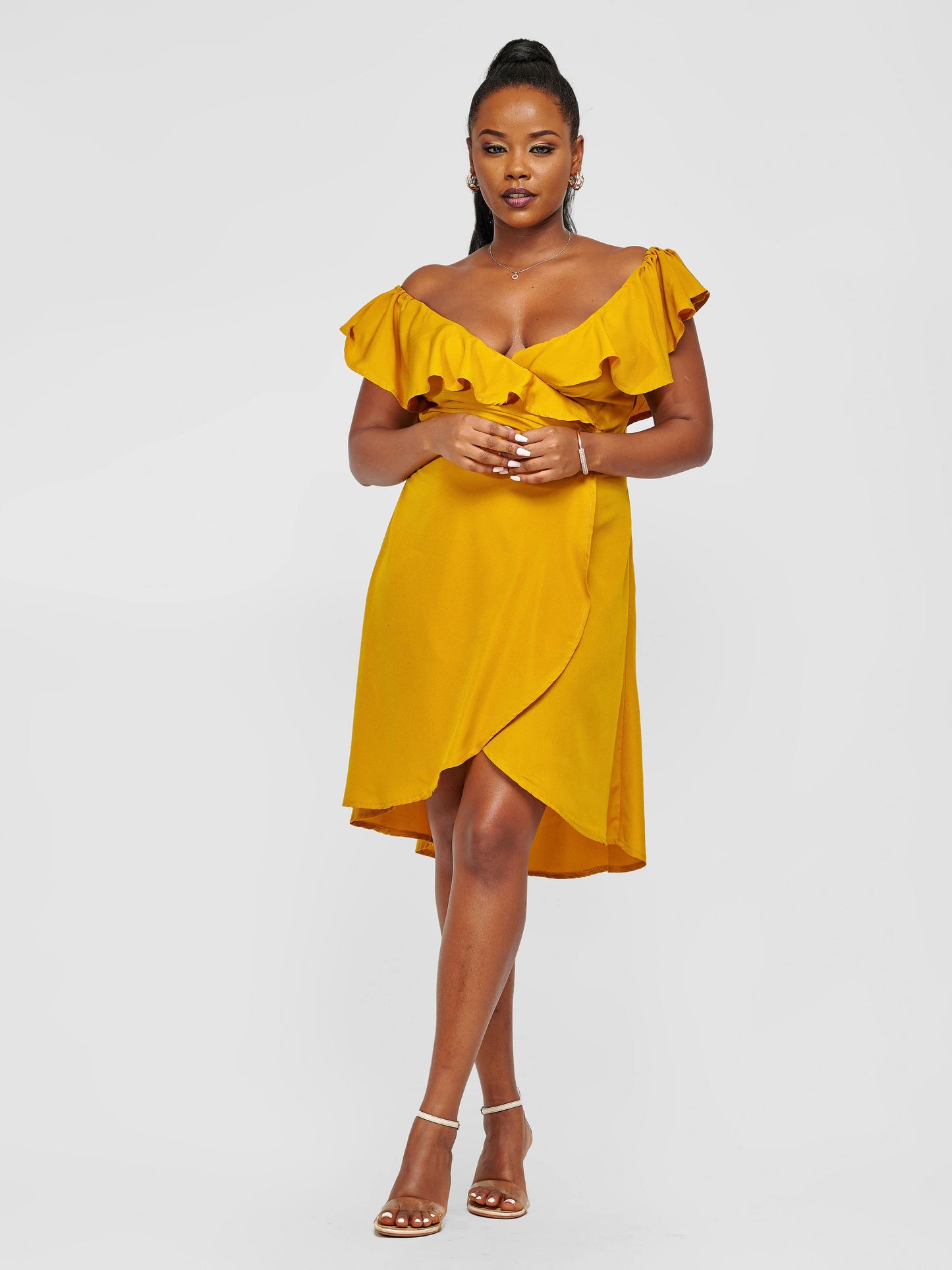 Lerato Wrap Dress - Mustard