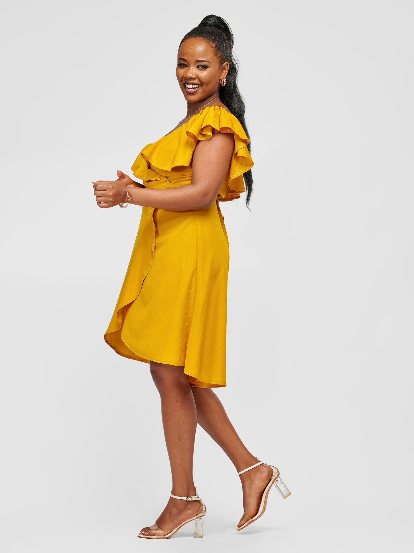 Lerato Wrap Dress - Mustard