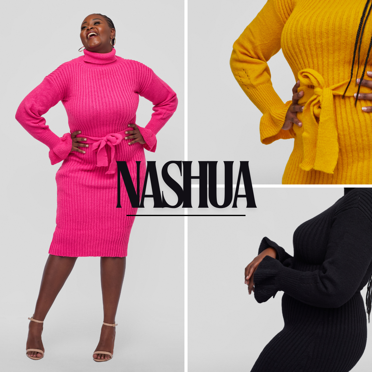 Nashua Turtle Neck Sweater Dress